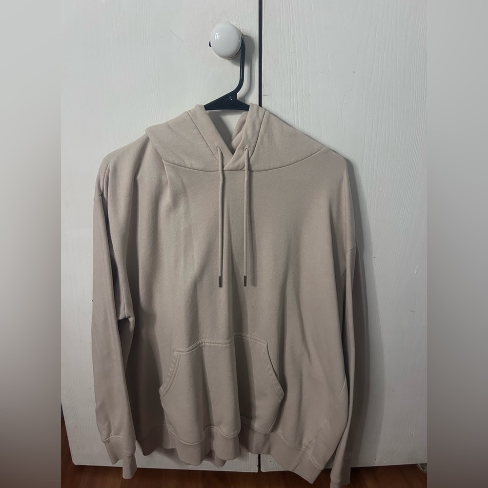 H&M Light Beige Hoodie (oversized)